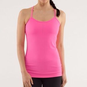 Lululemon pink tank top